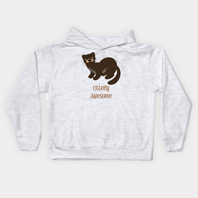 Otterly Awesome Kids Hoodie by SNCdesigns